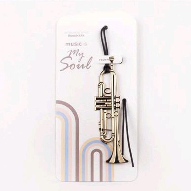 1 шт., креативный музыкальный инструмент, металлическая закладка, книжная отметка, учитель, детский студенческий подарок, канцелярские принадлежности