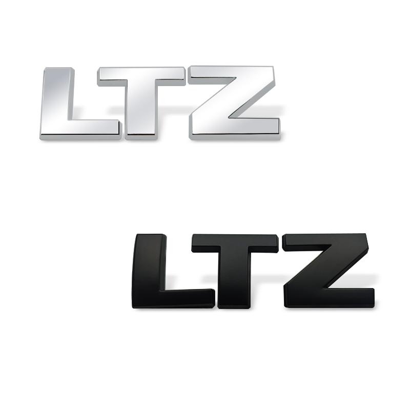 AABHC1 Car-Styling Metal LTZ Emblem Car Trunk Body Stickers For Chevrolet GMC Colorado Suburban Xtreme Silverado Cruze Lacetti Captiva