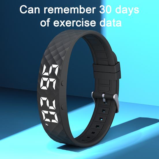 Вибрирующий будильник-часы для крепко спящих, бесшумное пробуждение, умный браслет для мужчин и женщин, регулируемый носимый вибрационный браслет на запястье