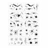 10pcs Body Makeup Halloween Tattoo Stickers Waterproof Spider Web Tattoos  Makeup Performance
