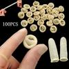Nail Art Tool Fingertip Protective White Finger Cots Protector Gloves Finger Cover Rubber Gloves