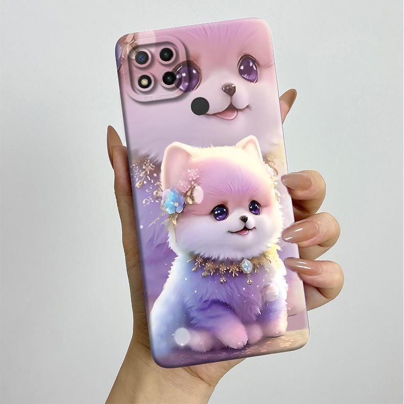 Phone Cases For Xiaomi Redmi 9C NFC 10A Fashion Butterfly Flowers Soft Silicone Back Cover For Redmi 9C Shockproof Coques Fundas