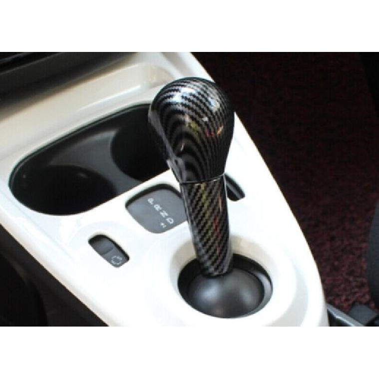 Carbon Fiber ABS Central Console Gear Shift Knob For Benz Smart Fortwo 15-