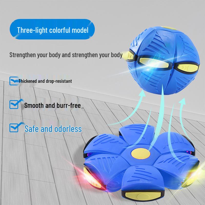 Luminous Elastic Magic Flying Saucer Ball - Children's Outdoor Step-on Toy