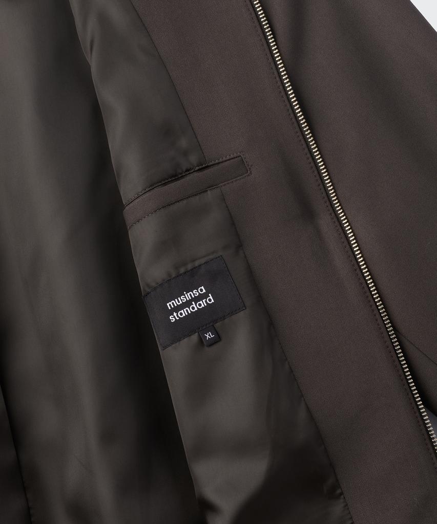 Musinsa Standard Relaxed Minimal Jacket [Brown]