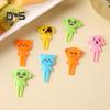 7/10 шт. красочные палочки для бенто с защитой от царапин, довольно милые мультяшные животные в форме десертных фруктовых вилок