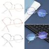 Retro Metal Octagon Myopia Optical Mirror Eyeglasses Anti-blue Light Glasses Vision Care
