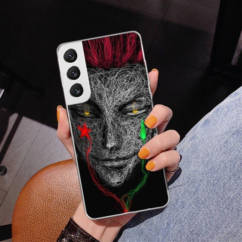 Чехол-бампер Huner X-Hunters Hisoka для Samsung Galaxy S26 S25 Edge S23 S24 Ultra S22 Plus S21 S20 FE Уникальный чехол Мягкий чехол Gala