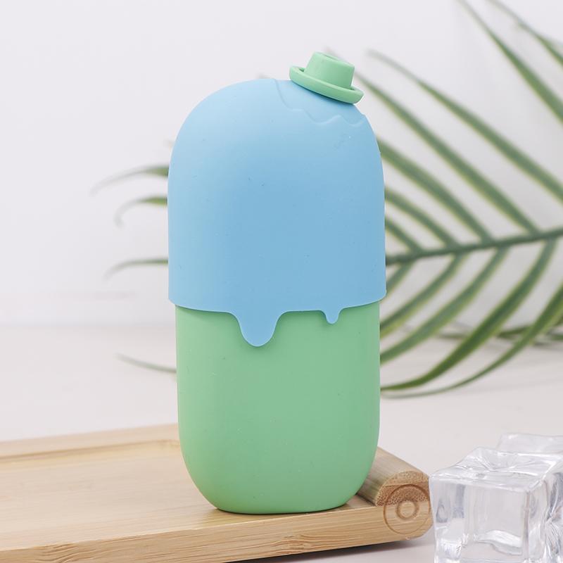 Силиконовый ледяной ролик для лица, многоразовый ледяной массажер для лица для женщин и девушек, устраняет отечность лица по утрам, прост в использовании