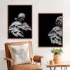 Рисунок маслом черно-белая скульптура женское искусство холст картина гостиная коридор офис украшение дома фреска без рамки