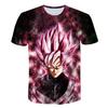 Летняя футболка Dragon Ball 2026 Детские Топы Футболка Аниме Фигурки Сон Гоку Супер Сайян Футболка Футболки для Мальчиков Детские С коротким рукавом