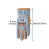 Windproof Student Wrist Gloves Cartoon Children Cycling Gloves Full Fingers Gloves  Autumn Winter