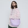 HALF CIRCLE BIG CROSS BAG (LAVENDER), CB2211606-7000025285
