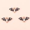 10pcs Mix Cute Enamel Halloween Charms Pumpkin Ghost Bat Charms Pendants for Jewelry Making DIY Earrings Necklace Accessories