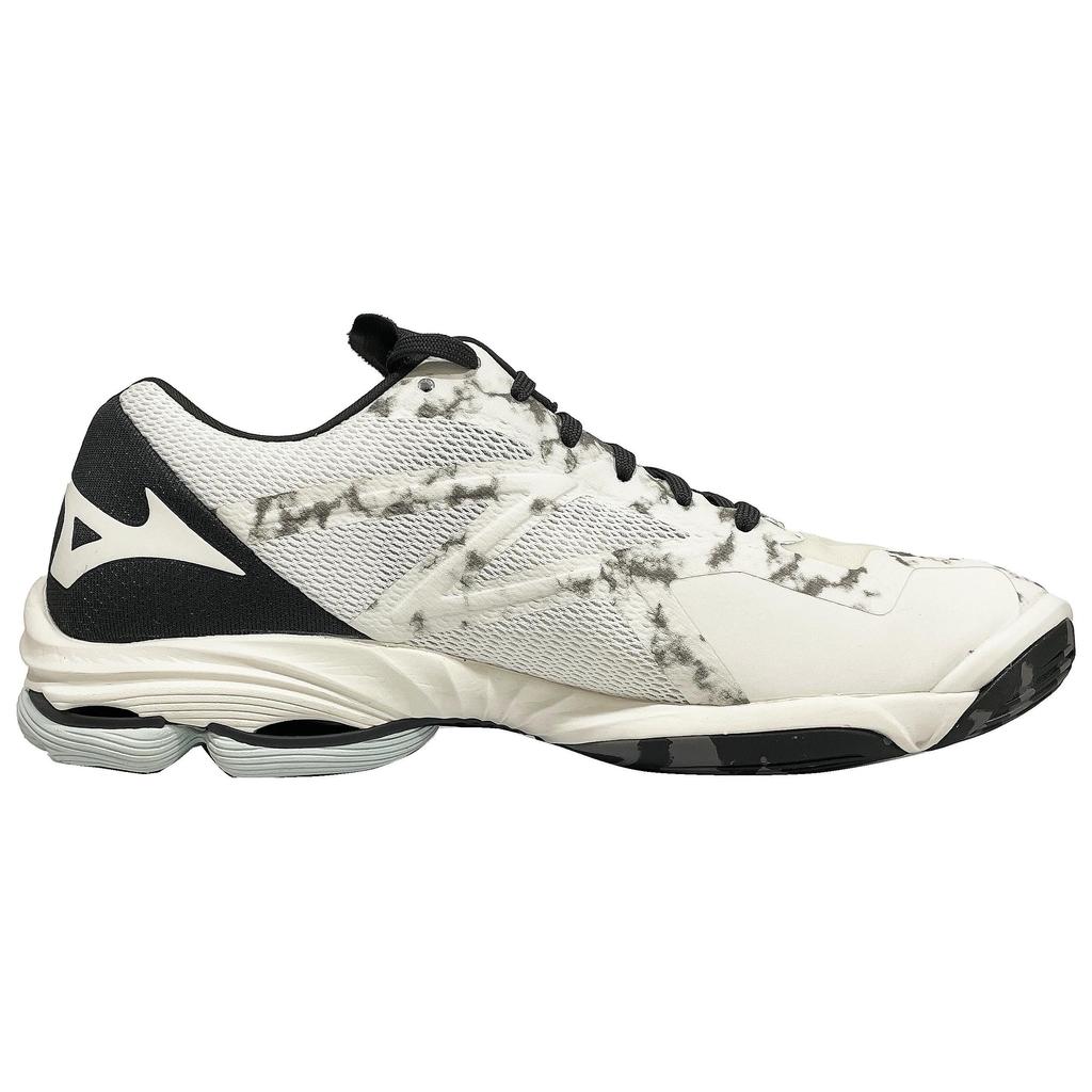 Mizuno Кроссовки унисекс Wave Lightning Z7 Marble White Black Grey V1GA220061