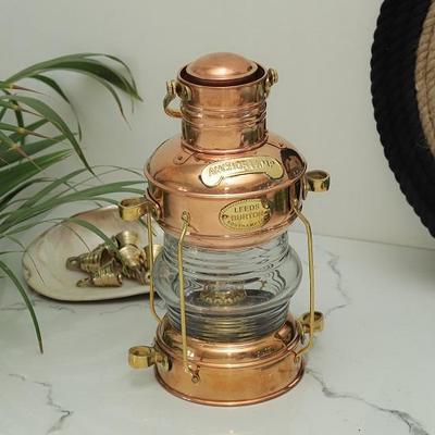 Латунный керосиновый фонарь Морская масляная лампа Морской якорный огонь Судовой фонарь Домашний декор