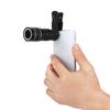 Outdoor Mini Portable 12 Times Focusing Phone Monoculer Smartphone Telescope (Silver)