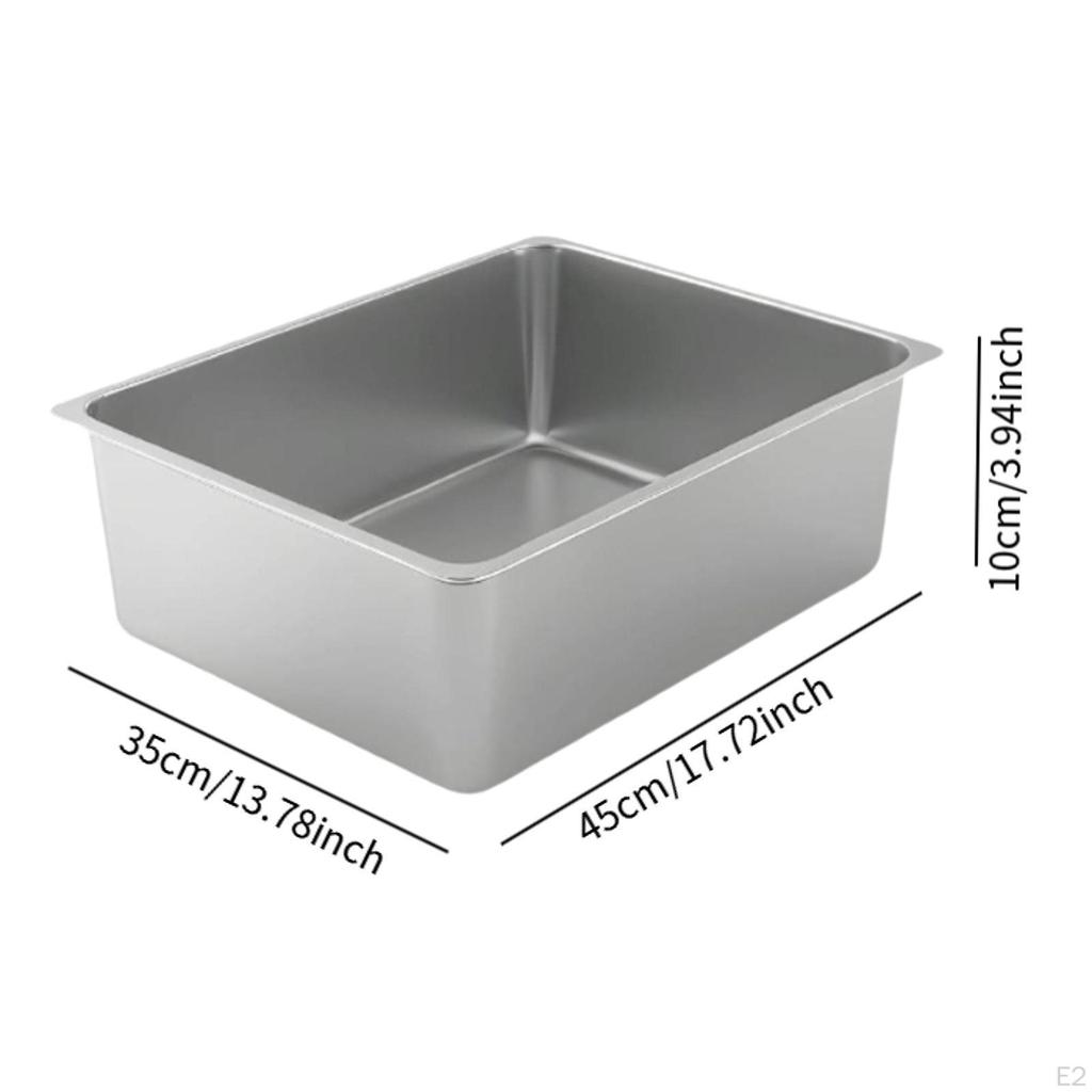 Коробка для кофе Cat Brewer из нержавеющей стали с открытым верхом и внутренней частью, металлический поддон для кошек