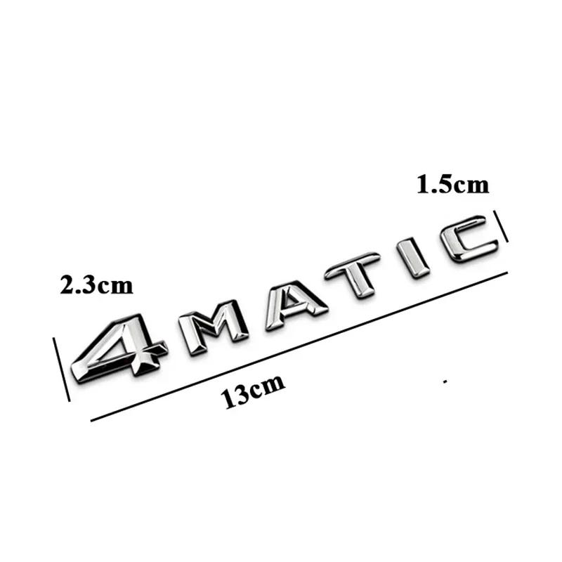 CTMMV1 3D ABS Black Chrome For Mercedes Benz Car Letters Trunk Emblem Badge Sticker ML250 ML270 ML300 ML320 ML 350 500 Logo Accessories