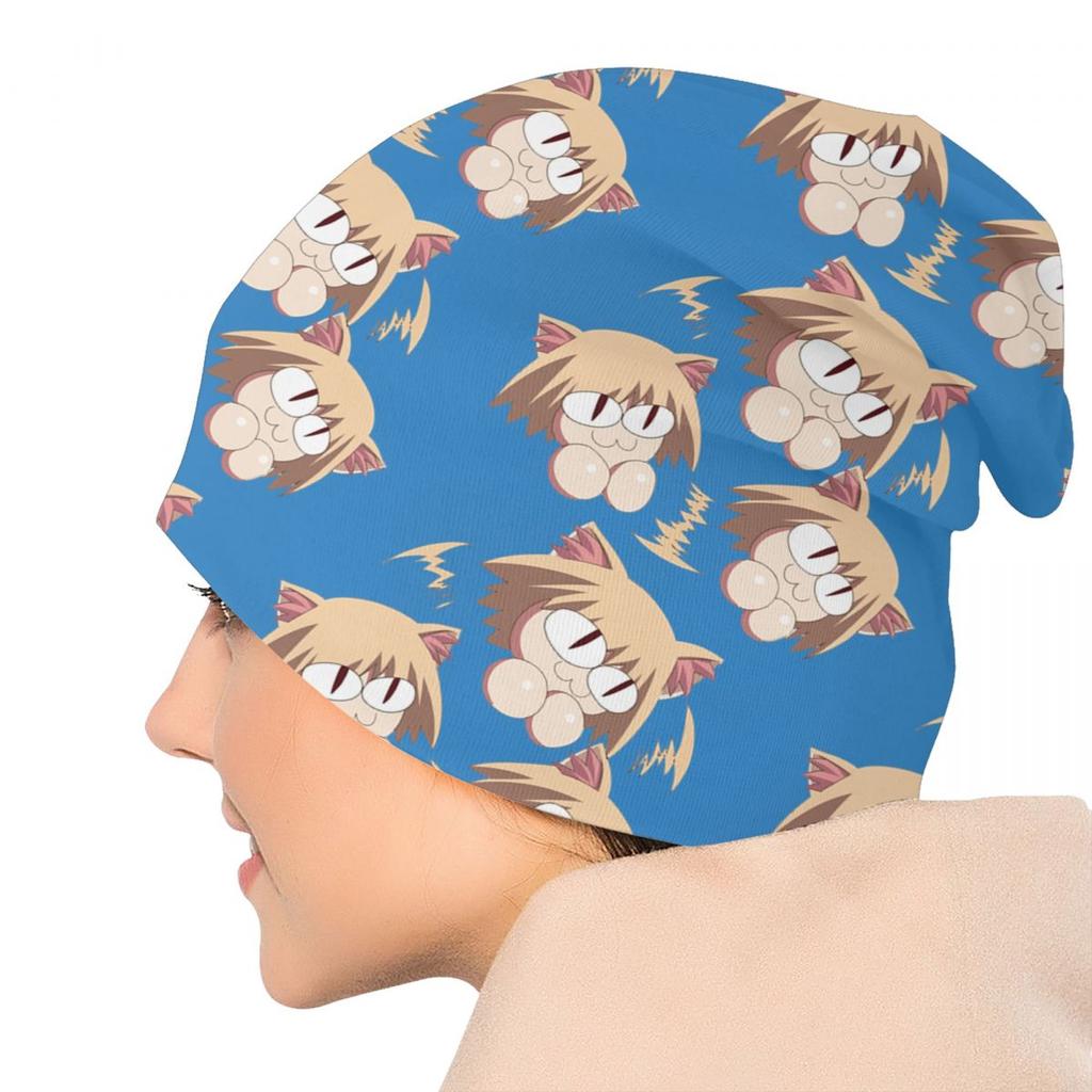 Аниме кошка девушка Neco Arc Meme капот шляпа вязаные шапки унисекс женские крутые унисекс теплые зимние шапочки Skullies шапки