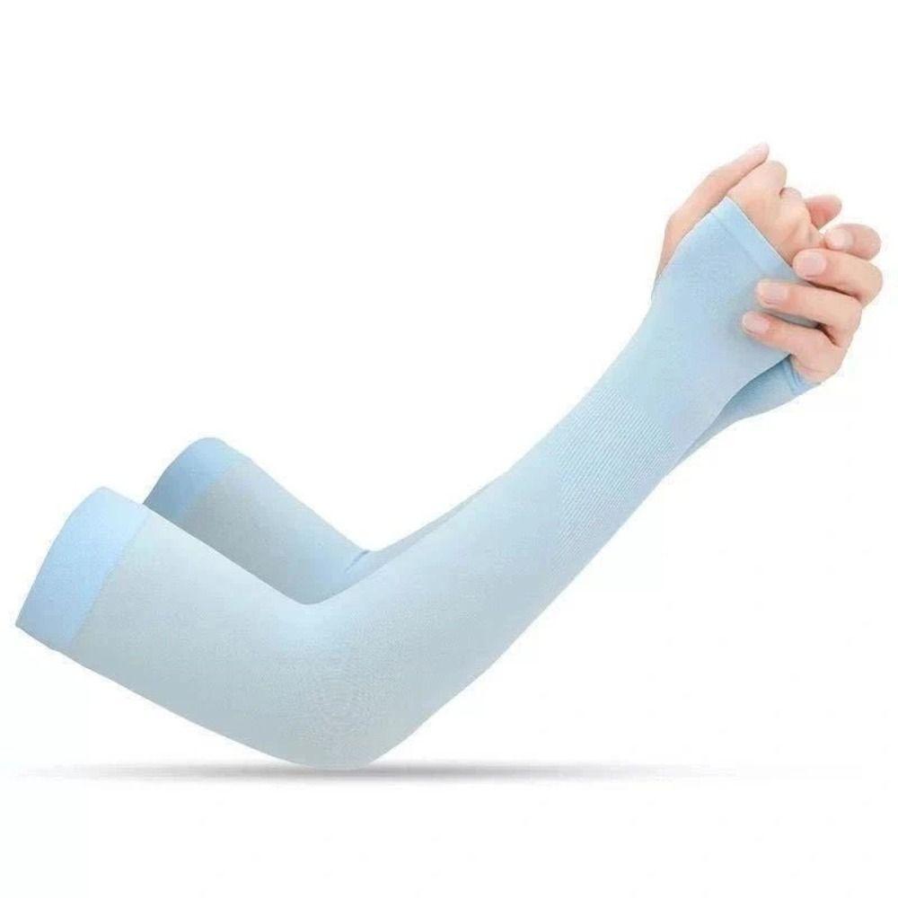 Ice Silk Cool Hand Sleeves Summer Arm Sleeve New Long Sleeves Women Men