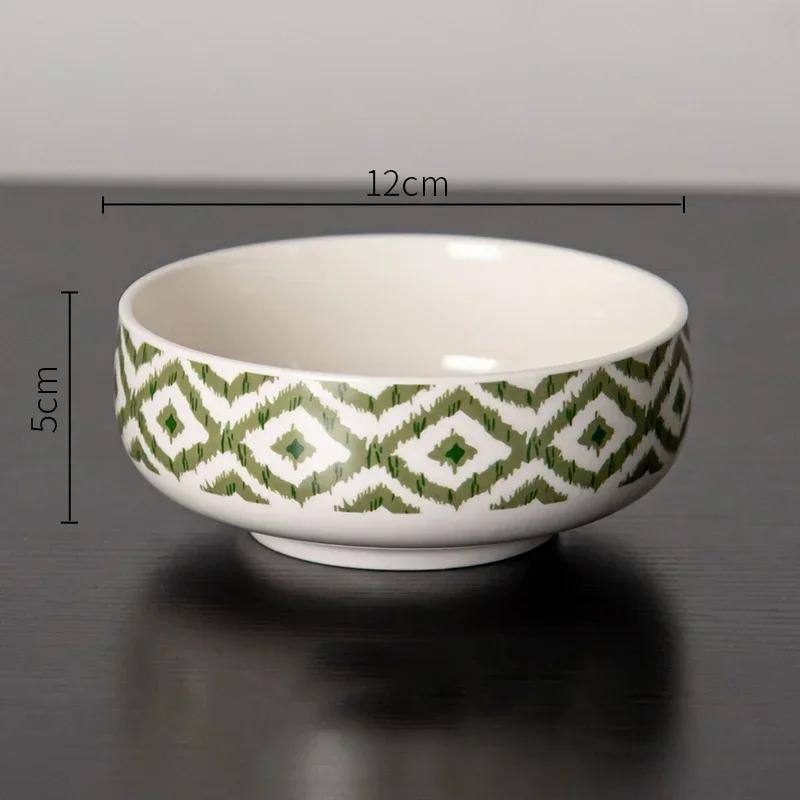 Керамическая тарелка в современном стиле Ретро-ресторан Стейк Паста Обеденные тарелки Вкусные блюда Большие суповые миски Бытовая посуда