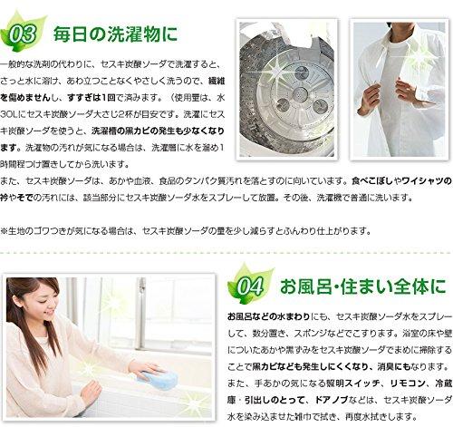 NICHIGA Сесквикарбонат натрия Натуральный минеральный сесквикарбонат натрия Натуральное чистящее средство с низким воздействием на окружающую среду TK0 2,5 кг 100%