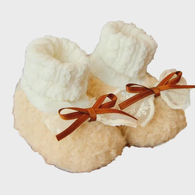 Теплые детские зимние ботинки с бархатом для детей от 0 до 12 месяцев