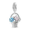 Colorful 925 Silver Butterfly Loves Flowers Beads & Beetle & ladybug Dangle Charm Fits Bracelet Exquisite Pendant Gifts