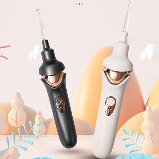 LED Ear Cleaner Kit Electric Ear Wax Remover with 5 Soft Tips Rechargeable Waterproof Safe Ear Cleaning Tool