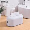 Tissue Box Eco-friendly Comfortable To Touch ABS Napkin Holder Pumping Paper Case Dispenser for Bedroom