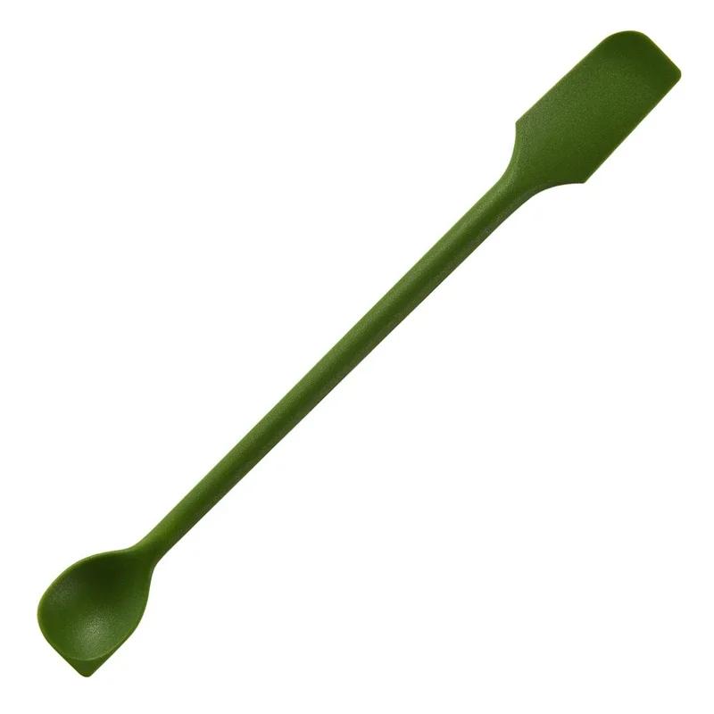 Silicone Spatula Set Double-Headed Scraper Long Hand Stirring Spoon Jam Cream Deep Bottle Spatula Coffee Spoon Party Supplies