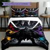 3pcs Duvet Cover Set (1*Duvet Cover + 2*Pillowcase, Without Core),Batman Print Bedding Set, Bedroom Decor, All‑Season, Birthday Gift