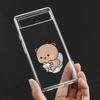 Cute Panda Bear Couple Paired Phone Case for Google Pixel 9 Pro XL 8A 7A  6A 6 7 8 Pro 5G Soft Transaprent Cover Fundas Coque