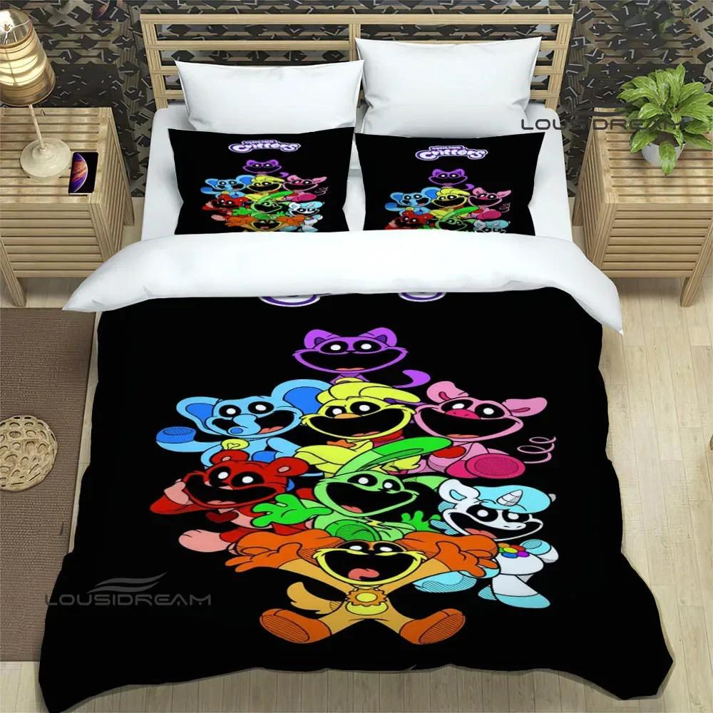 S-smiling critters Cartoon Bedding Sets exquisite bed supplies set duvet cover comforter set bedding set luxury birthday gift