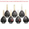 For TOY43/TOY47 2/3/4Buttons Remote Key Shell For Toyota Camry Avalon Corolla Matrix RAV4 Venza Yaris Replacement Case