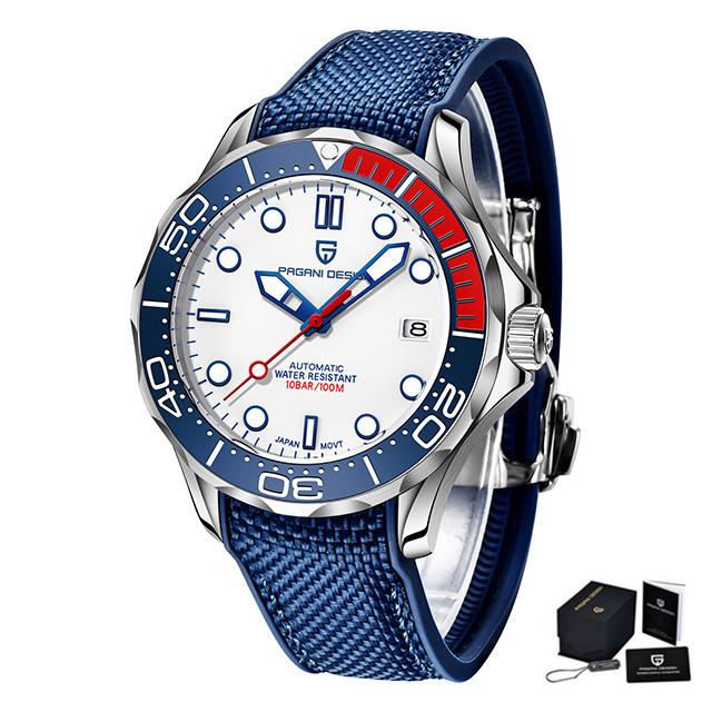 PAGANI DESIGN New Japan 8215 Men Watch Automatic Luxury Brand Military Command Mechanical Men watch Sports Waterproof Watch 007