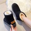 Snow Boots for Women Winter Versatile with Thick Velvet and Snow Cotton Super Thick Cotton Shoes