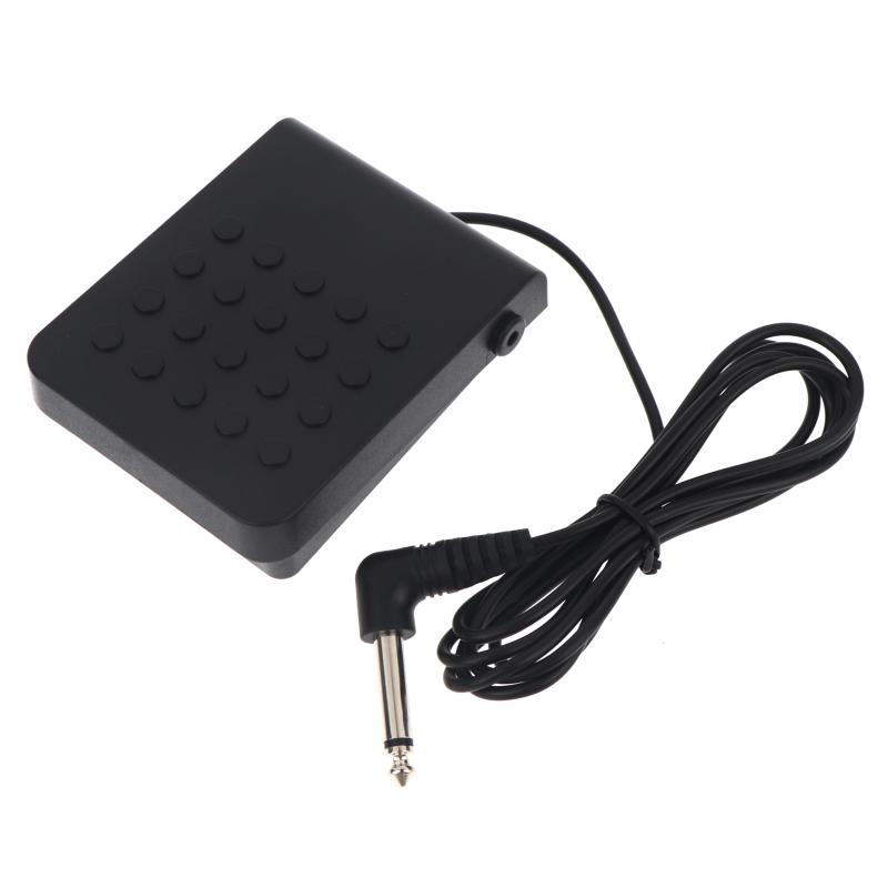 1Pcs Universal Sustain Pedal With Chrome Pedal Non Slip Base For All Digital Pianos Electronic Keyboards Home Practice