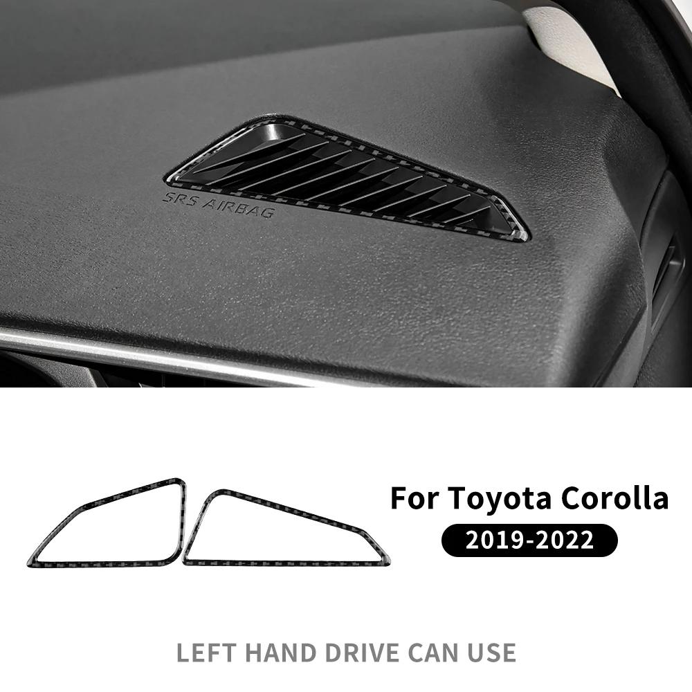 Настоящая мягкая карбоновая наклейка RHD LHD для Toyota Corolla Cross 2021 2022 2023 2024 Аксессуары для центральной консоли и рычага переключения передач