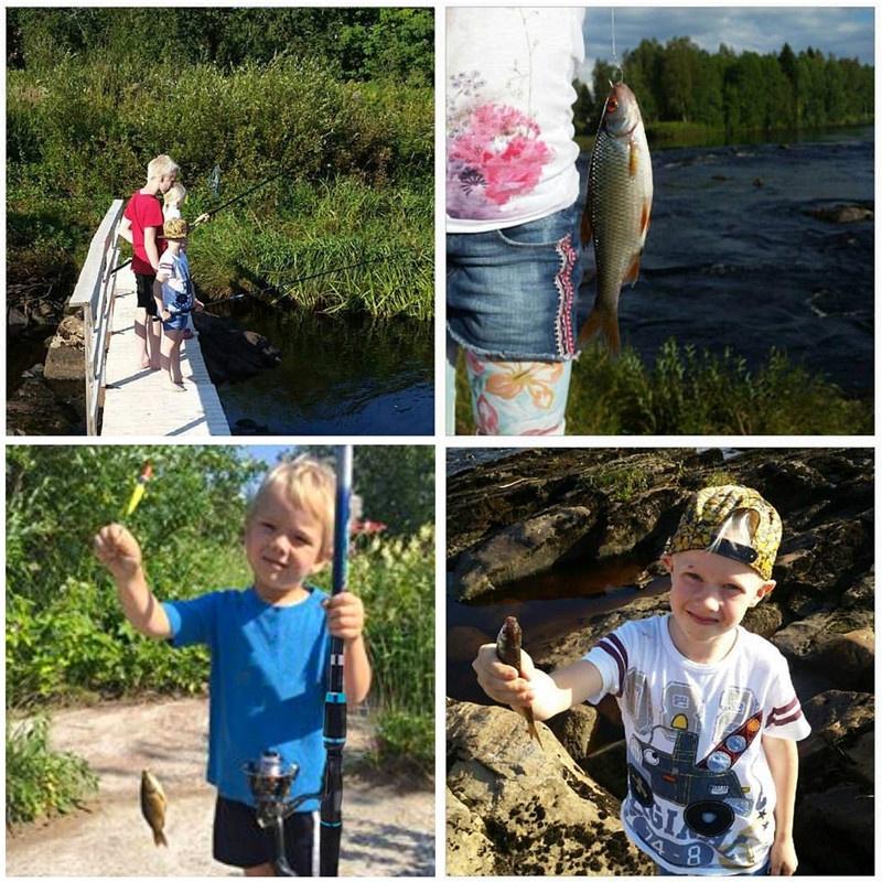 Детские рыболовные снасти, легкие и портативные телескопические удочки и катушки для детской рыбалки