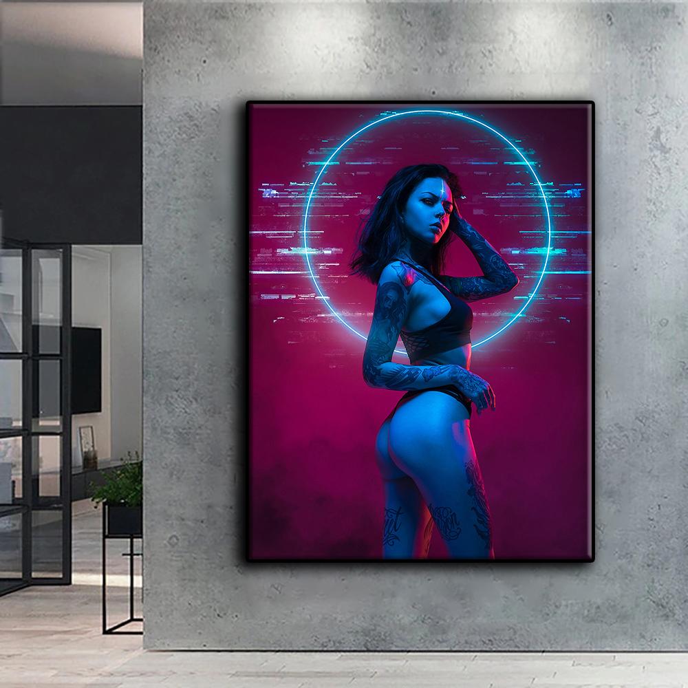 DIY 5D алмазная живопись Киберпанк сексуальное искусство вышивка крестом комплект полная дрель вышивка мозаика художественная картина стразы подарок