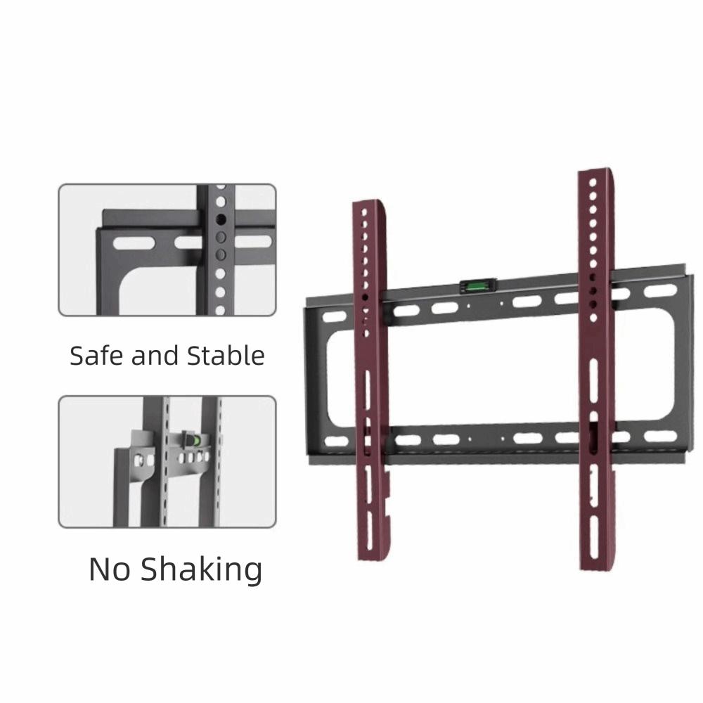 Fixed Mount TV Wall Mount Fixed Space Saving TV Stand Holder Universal TV Bracket Living Room