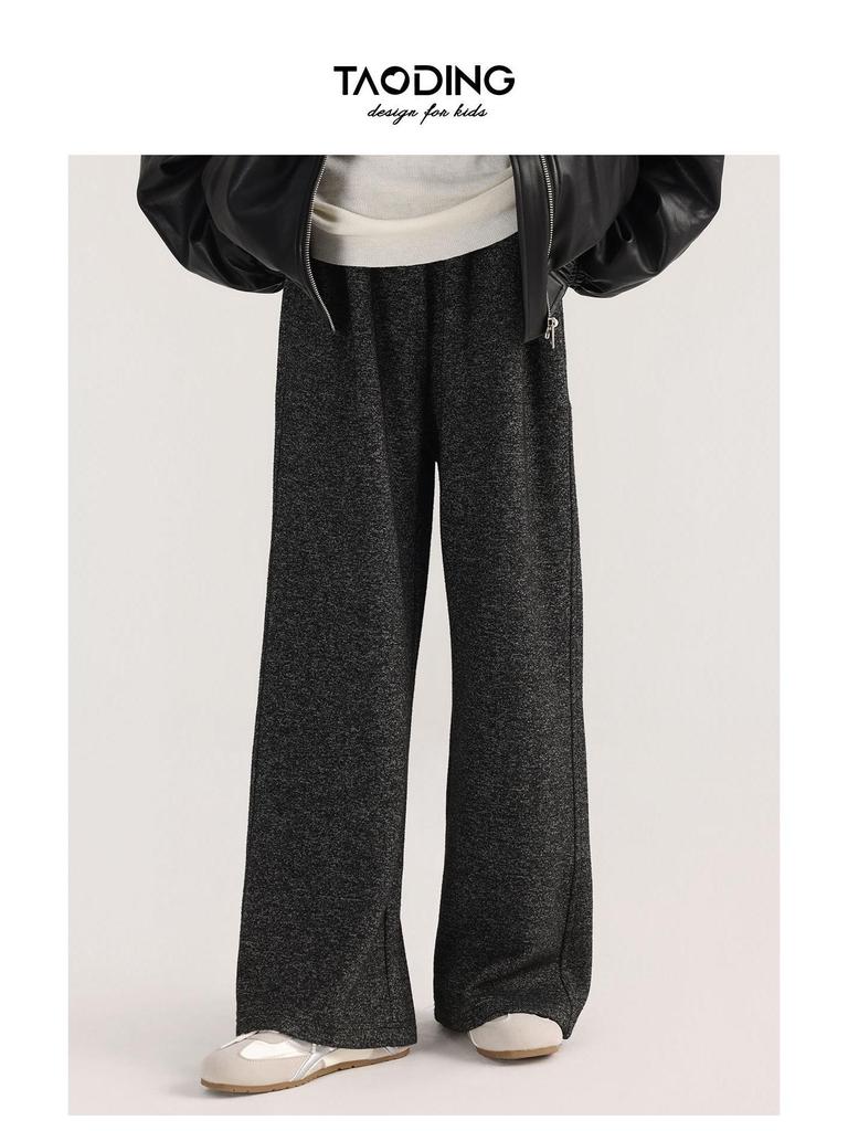 Вязаные брюки-кюлоты для девочек Tao Town - Стильная повседневная одежда для детей на весну и осень