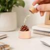 yangyizhi Wood Pinecone Passive Diffuser, Essential Oil Diffuser for Small Spaces, Aromatherapy Home Office Bedroom Car