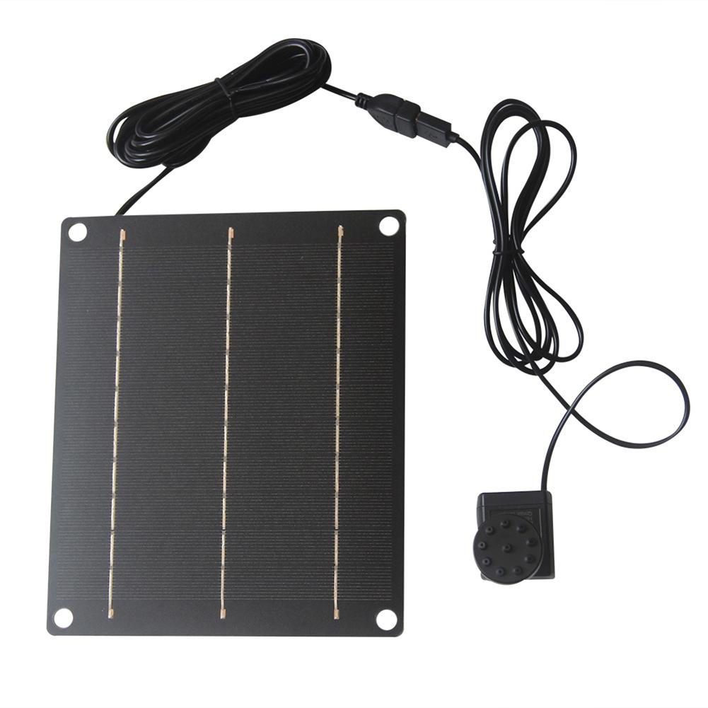 6 Вт наружный солнечный водяной фонтанный насос с 6 насадками, работающий от солнечной панели, водяной фонтан, разбрызгиватель для поилки птиц