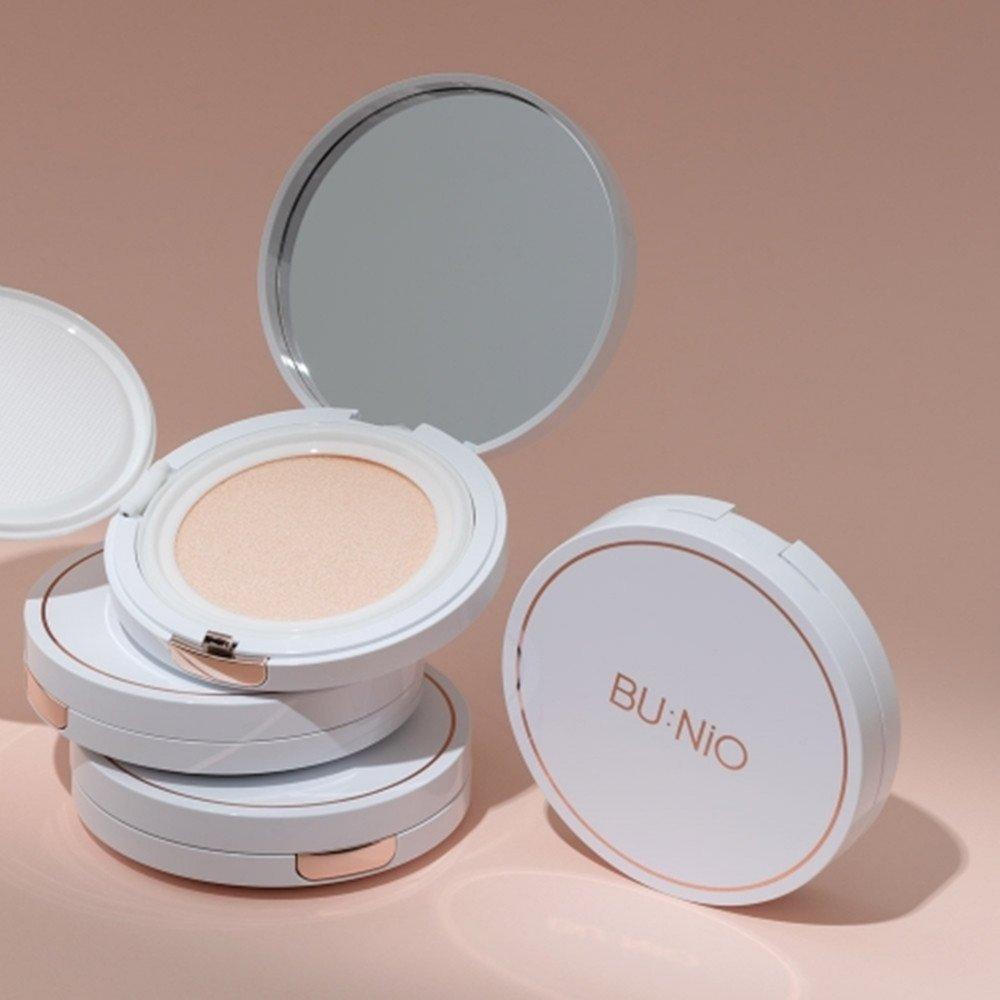BU:NiO Calming Cool Tone-up Sun Cushion SPF50+ PA++++ 25g UV Protection, Whitening, Wrinkle Improvement Functionality