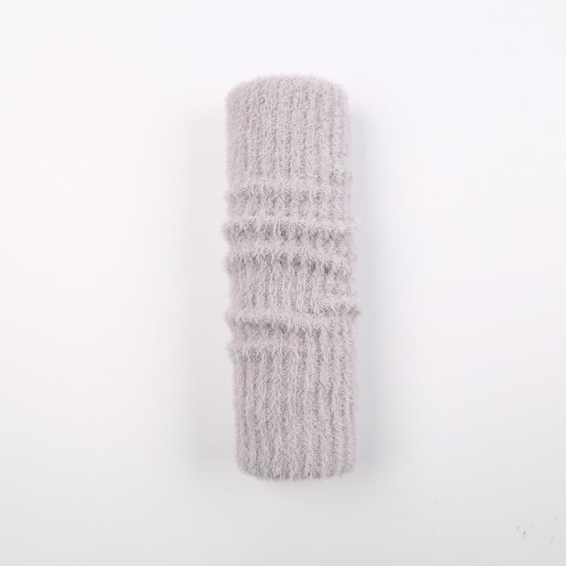 Женские гетры из густого лисьего меха в японском стиле - Трансграничные, не линяющие, осенне-зимние длинные носки.