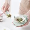 Форма для лепки пельменей из пшеничной соломы - 2-в-1 DIY Форма для пельменей для вареников, Экологичный инструмент-пресс с нескользящей ручкой и отверстием для хранения