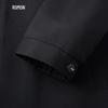 Romon Men's Detachable Hood Windproof Business Casual Jacket